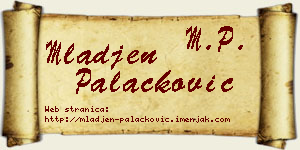 Mlađen Palačković vizit kartica